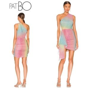 PatBo one shoulder mini dress. NWT. Size 8.